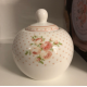 Sukkerskål porcelæn blomst på front annette 270 ml