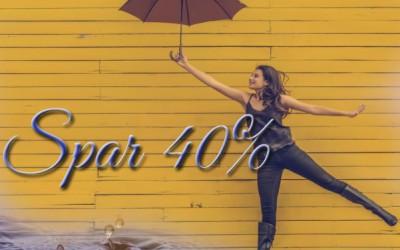 Til en regnvejrsdag - Spar 40% på Paraplyer Nu!