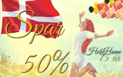 Slutspurten er sat ind - Spar 50% på hele butikken*