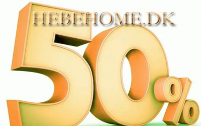 Sidste Døgn - 50% Rabat - Har du shoppet ?? Gratis Levering*
