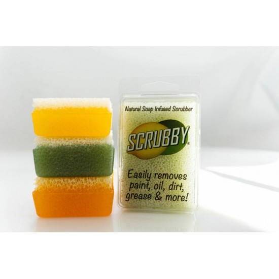 Scrubby Soap Orange - rengøring til møbler og Pensel