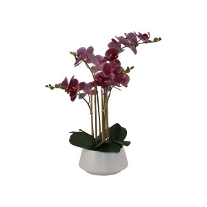 Kunstig Orkidee 5 stilke 56cm Bordeaux Kunstig Orkidee 5 stilke 56cm Bordeaux