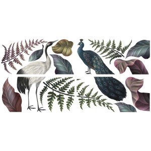 Decor Transfer Avian Flora med traner Decor Transfer Avian Flora med traner
