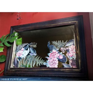 Decor Transfer Avian Flora med traner Decor Transfer Avian Flora med traner