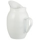 Fin hvid Emalje Kande 2,2 liter