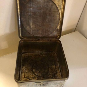 Margarine dåse med slid og patina - Bona Margarine fra Sønderbord