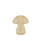 Glasvase svamp gul - mushroom 10 cm