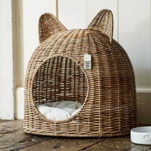 Lovely Kitten kattehus i rattan fra Riviera Maison Lovely Kitten kattehus i rattan fra Riviera Maison