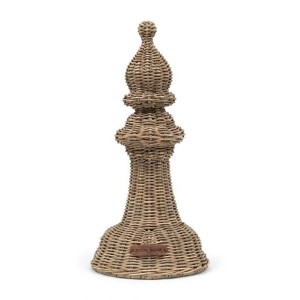 Skakbrik Løberen i rattan 40cm fra Riviera Maison Skakbrik Løberen i rattan 40cm fra Riviera Maison