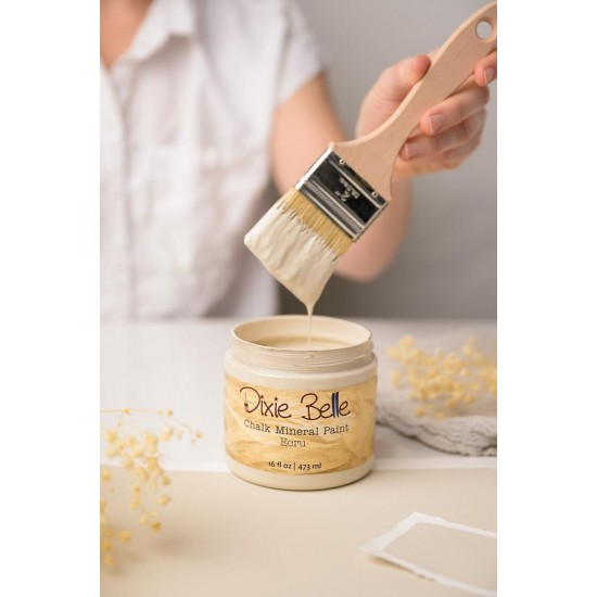 Ecru 118ml Beige Kalkmaling Dixie Belle Ecru 118ml Beige Kalkmaling Dixie Belle