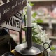 Gammel smuk kammerstage i tin