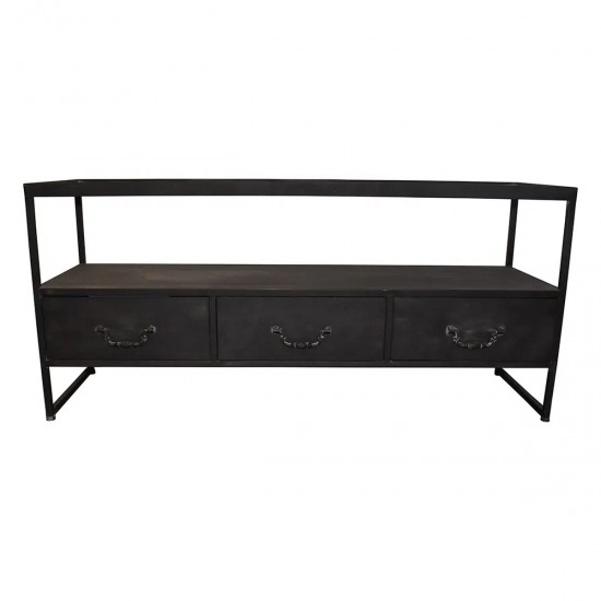 Konsolbord industriel stil uden topplade 120x55cm 2. sort. Konsolbord industriel stil uden topplade 120x55cm 2. sort.