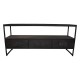 Konsolbord industriel stil uden topplade 120x55cm 2. sort. Konsolbord industriel stil uden topplade 120x55cm 2. sort.