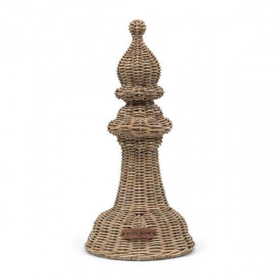 Skakbrik Løberen i rattan 40cm fra Riviera Maison Skakbrik Løberen i rattan 40cm fra Riviera Maison