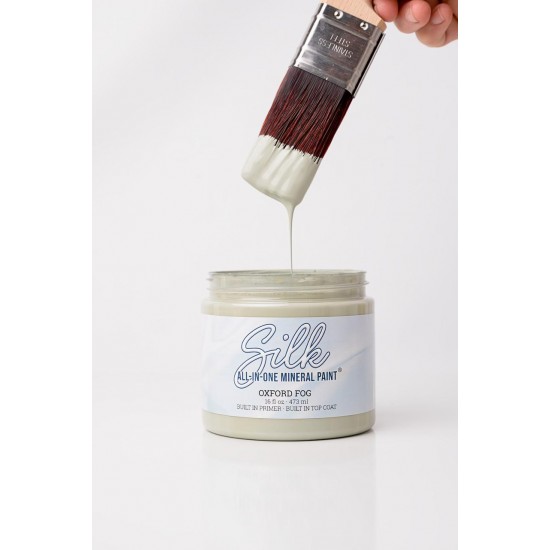 Grågrøn Oxfordfog 473 ml Silk All-in-one Mineral maling