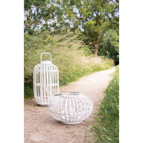 Stor hvid Lanterne 28x50 cm Stor hvid Lanterne 28x50 cm
