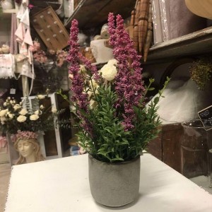 Kunstig plante - rosa lavendel - i krukke 30 cm Kunstig plante - rosa lavendel - i krukke 30 cm