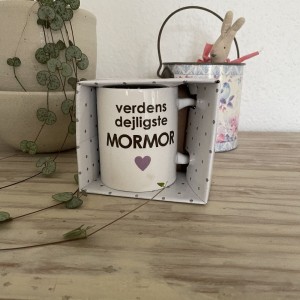 Krus med tekst Verdens dejligste Mormor Krus med tekst Verdens dejligste Mormor