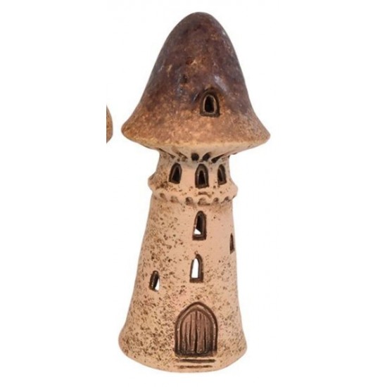 Paddehat hus brun 20 cm
