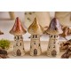 Paddehat hus lys brun 20 cm