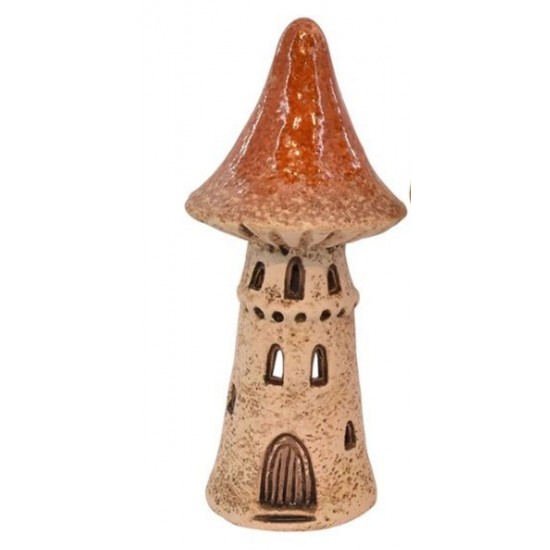 Paddehat hus orange 20 cm