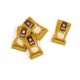 4 stk Mælkechokolade med honningristede mandler - Dreamy Hippos fra Baru 4 stk Mælkechokolade med honningristede mandler - Dreamy Hippos fra Baru
