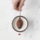 Luksus Mørk Chokolade pulver med chokoladestykker 250g fra BARU til varm cacao rød Luksus Mørk Chokolade pulver med chokoladestykker 250g fra BARU til varm cacao rød