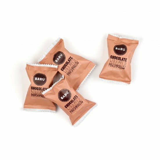 4 stk Mælkechokolade Marshmallows 54g fra BARU 4 stk Mælkechokolade Marshmallows 54g fra BARU