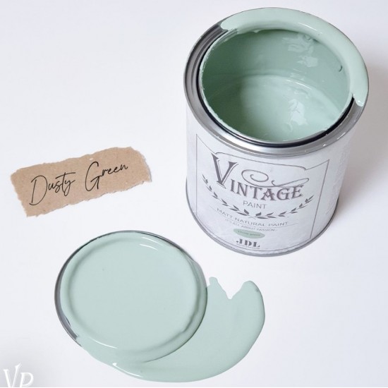 Dusty Green 700ml Lysegrøn Kalkmaling Dusty Green 700ml Lysegrøn Kalkmaling