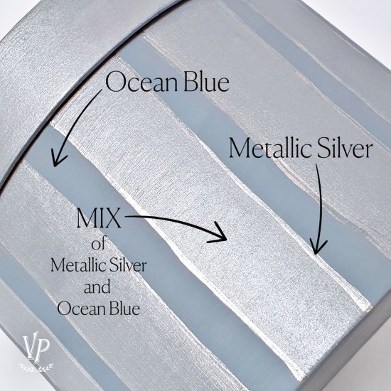 Blå Kalkmaling Ocean Blue 100 ml