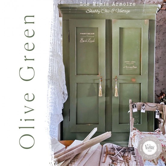 Olive Green 700ml Grøn Kalkmaling Olive Green 700ml Grøn Kalkmaling