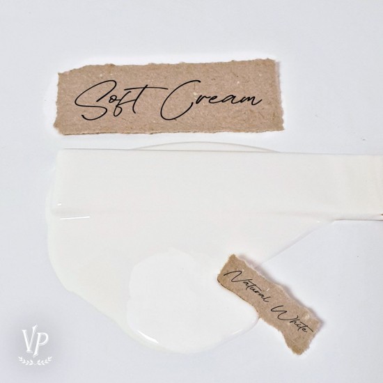 Soft Cream 100ml Cremet hvid Kalkmaling Soft Cream 100ml Cremet hvid Kalkmaling