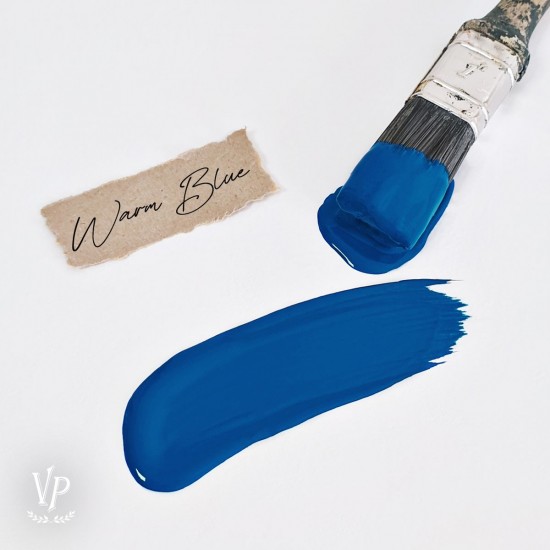 Warm blue 100ml Blå Kalkmaling Warm blue 100ml Blå Kalkmaling