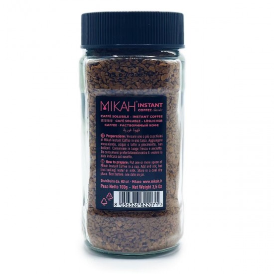 Mikah Instant Premium kaffe 100g fra Italien Blend 9