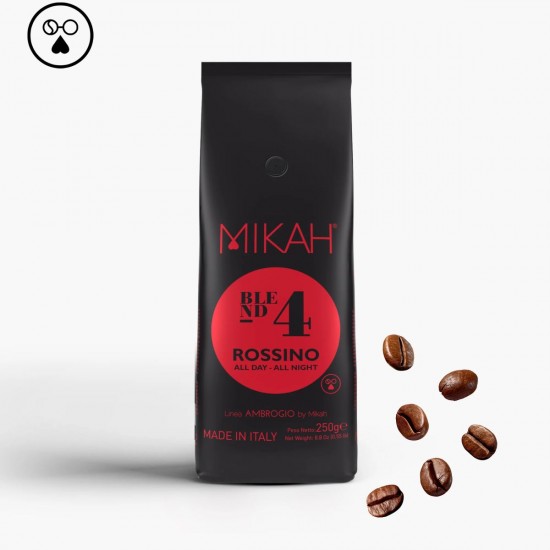 Mikah Rossino Medium Kaffebønner Blend 4 250g