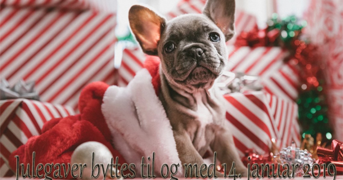 Julegaver Byttes til og med 14. januar 2019
