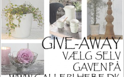 VIND EN VALGFRI GAVE til en værdi af 300 kr. !