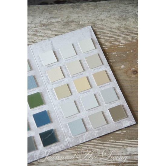 Farvekort Kalkmaling ONLINE Vintage Paint Alle farver Farvekort Kalkmaling ONLINE Vintage Paint Alle farver
