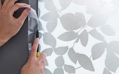 Opsætning af Folie på vindue