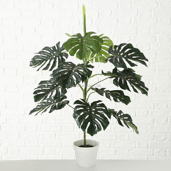 Kunstig plante med store Grønne blade - Monstera 110 cm Kunstig plante med store Grønne blade - Monstera 110 cm