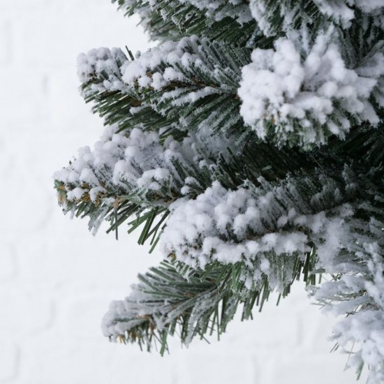 Juletræ med sne 60 cm - kunstig plante
