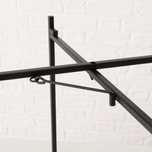 Sidebord med bakke sort Sidebord med bakke sort