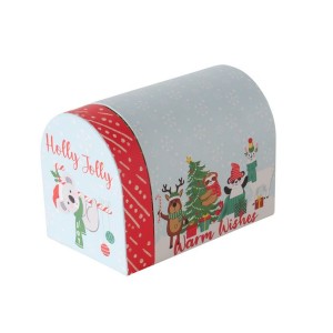 Gaveæske Holly jolly 15,5 cm