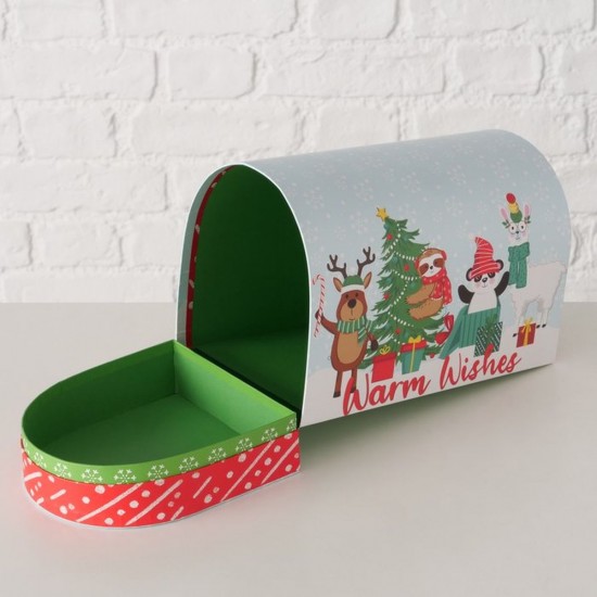 Gaveæske Holly jolly 19 cm Gaveæske Holly jolly 19 cm
