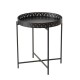Sidebord med bakke sort Sidebord med bakke sort