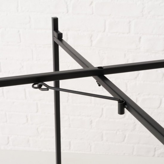 Sidebord med bakke sort Sidebord med bakke sort