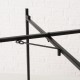 Sidebord med bakke sort Sidebord med bakke sort
