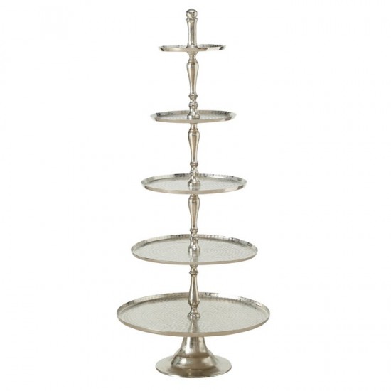 Etagere Reol 157 cm Silver