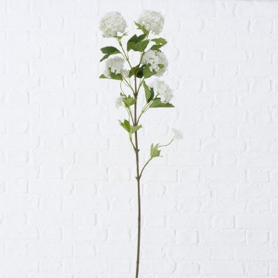 Kunstig Blomst - Snow Hortensia Gren 100 cm Kunstig Blomst - Snow Hortensia Gren 100 cm