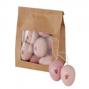 Flotte Æg 12 stk i rosa toner Flotte Æg 12 stk i rosa toner